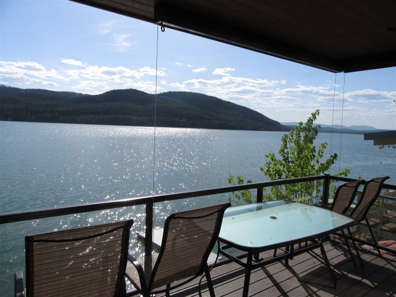 Whitefish Lake Cabin Vacation Rental Montana Waterfront View