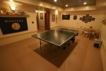 Downstairs Game Area, Ping Pong Table and Darts