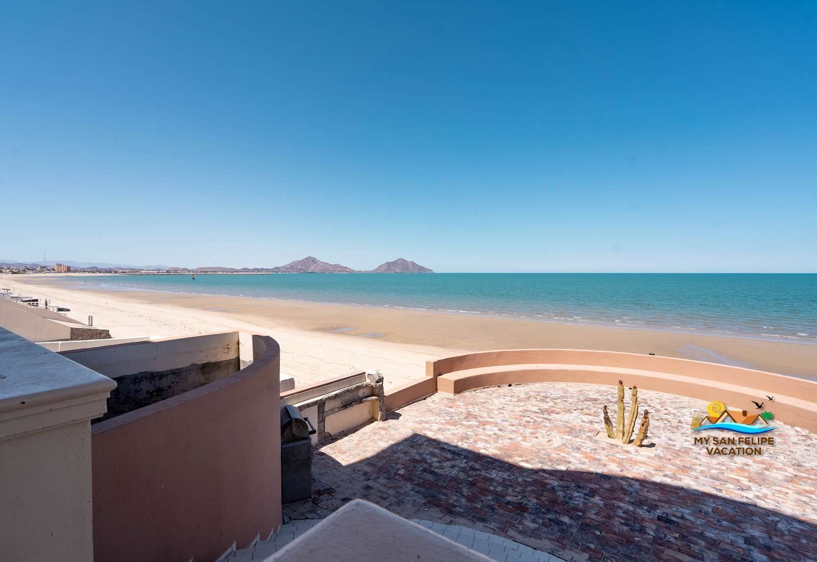 San Felipe, Modern, beachfront, Las Palmas, condo 1 for rent with