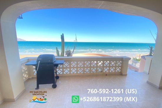 Villas De Las Palmas San Felipe Beach Side Als Steps To The Beach Las Palmas Condo 1