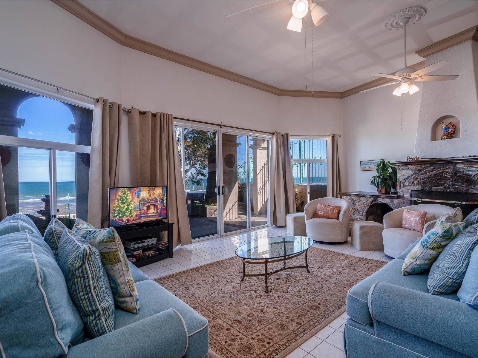 casa matas 5 bedroom beachfront San Felipe rental castle with WiFi