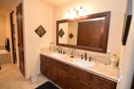 Playa del Paraiso Resort San Felipe master bedroom bathroom sink and mirror