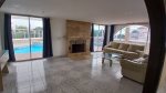 Rosarito Baja Mexico Vacation Rental House - Living room with pool view