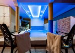 Apartment side to the malecon in San Felipe, Baja California - swimming pool at night