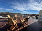 Los Sahuaros 72 San Felipe Vacation Rental - chairs on roof top for relaxation 