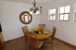 El Dorado Ranch dinner table were you can enjoy a good meel.