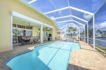 Pool Area with Covered Lanai 