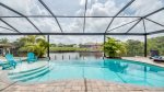 Silhouette -Luxury Home Cape Coral with Outside Kitchen and Lounge Area