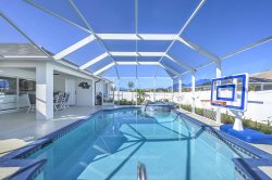 Endless Summer - Modern Vacation Rental Cape Coral with Heated Salt Water Pool and Outdoor Kitchen