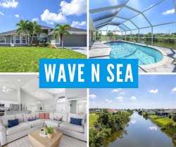 Wave N Sea - Waterfront Home with outdoor kitchen 