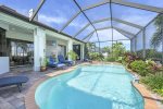 Pool Area and Lanai of Beach Dreaming