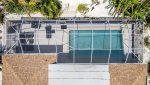 Bird Eye View of Pool and Patio