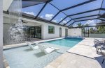 Covered Lanai and Pool with Patio 