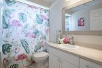 Guest Bathroom with Shower Tub Combo