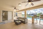 Covered Lanai with Lounge Area