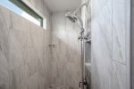 Wrap Around Shower in Main Bathroom