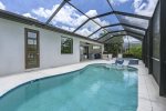 Outdoor Pool Space Surrounded by Tropical Landscape