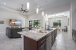 Kitchen is Open to the Living Room and Dining Room