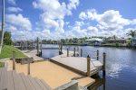 Large Boat Dock and Lift with Gulf Access