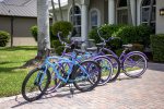 Bicycles Available for Exploring the Neighborhood Use at your Own Risk