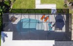 Bird Eye View of the Pool and Patio