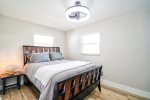 Queen Bedroom with Garden View Next to the Guest Bathroom