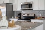 Stainless Appliances and Fully Stocked Kitchen