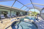 Hot Tub with Overflow into the Pool