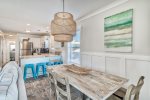 Dining Table w/ beautiful lighting