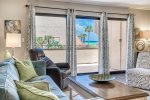 Living room w/ gulf views