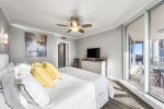 Master bedroom with King Bed and gulf views