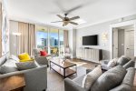 Living room with Gulf Views