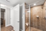Guest bathroom with walk in shower