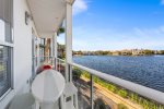 Enjoy Coffee on the Back Deck Overlooking the Lake