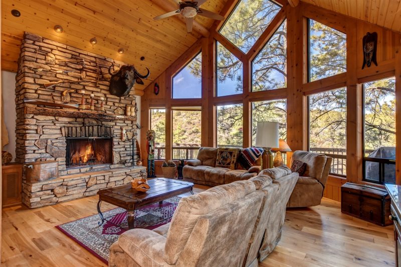 Forest Glen Lodge Vacation Rental Cabin Near Prescott Arizona