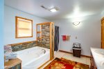 Second Level Master Suite Bathroom w/ Separate Tub & Shower