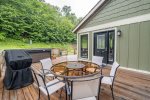 Main Level Deck w/ Hot Tub & Grill