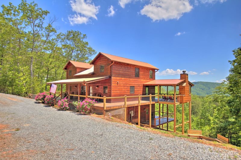 Mountain High In Blue Ridge North Ga Cabin Rental