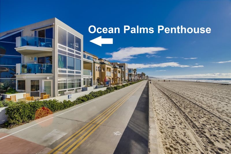 Ocean Front Vacation Rental in San Diego, California