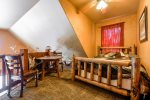 Open loft with queen bed