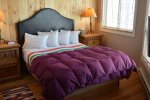 Comfy Queen Bed, Feather Pillows, Hudson Bay Blanket and Goose Down Comforter