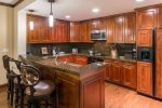 Each residence features gourmet fully equipped kitchen 