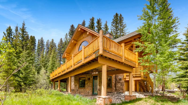 Breckenridge Co Luxury Log Cabin Rental Clifton Lodge 4