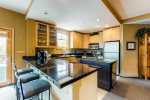 Keystone Silvermill Lodge upgraded kitchen with island and breakfast bar
