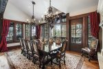 Old World-style dining room furniture