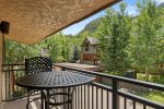 Enjoy the patio off the main living room with spectacular mountain views