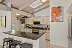 The chef in your group will appreciate the spacious kitchen in this vacation rental.