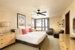 The large slopeside master suite is a wonderful space to relax during your stay.