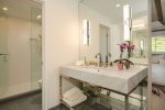 You will love the newly renovated spa bath in the master bedroom.