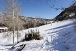 The groomed blue run, Schuss Gully and Normandy, lead right down to the Shadow Mountain Condos and chair lift.